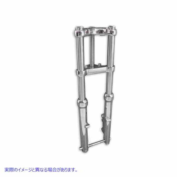 24-8562 シングルディスク 39mm フォーク アセンブリ クローム 取寄せ Vツイン Single Disc 39mm Fork Assembly Chrome (検索用