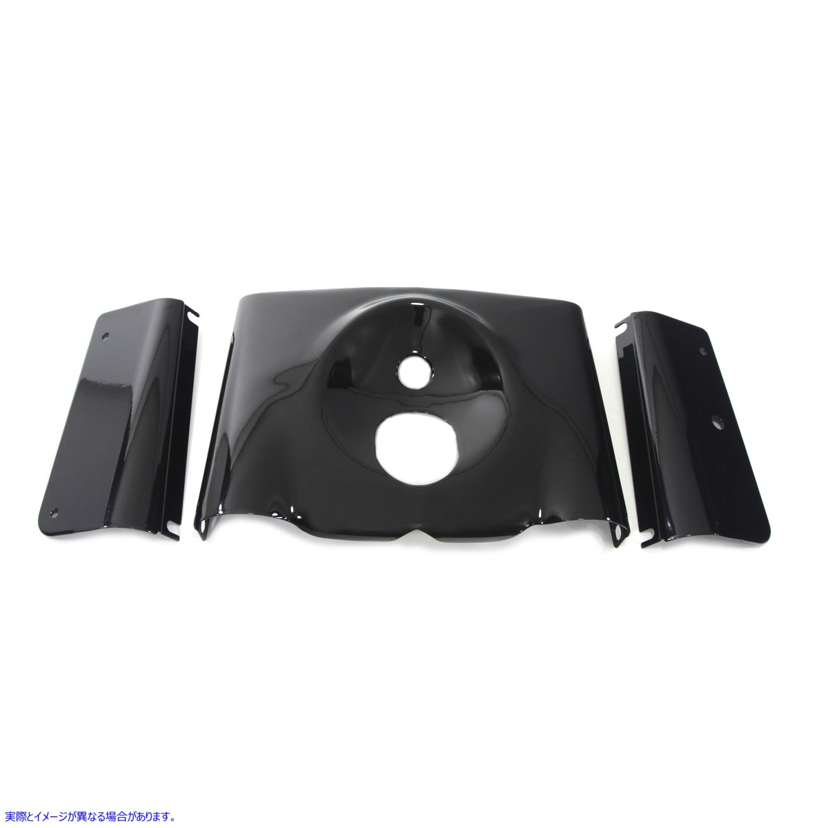 24-9050 フォークカバーキット スムーススタイル ブラック 取寄せ Vツイン Fork Cover Kit Smooth Style Black (検索用／66441-0