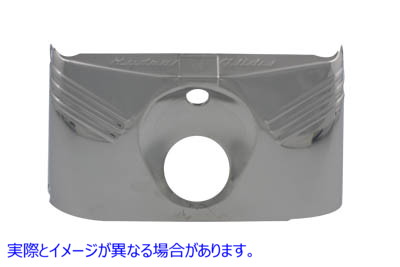 24-9906 フロントトリプルツリーカバー ステンレススチール 取寄せ Vツイン Front Triple Tree Cover Stainless Steel (検索用／