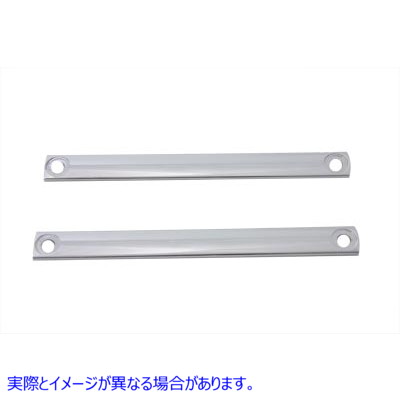 24-9911 クローム トリプル ツリー カバー トリム ストリップ セット 取寄せ Vツイン Chrome Triple Tree Cover Trim Strip Set