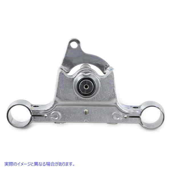 24-9933 クロームステム付き下部トリプルツリー 取寄せ Vツイン Lower Triple Tree with Stem Chrome (検索用／45640-88B