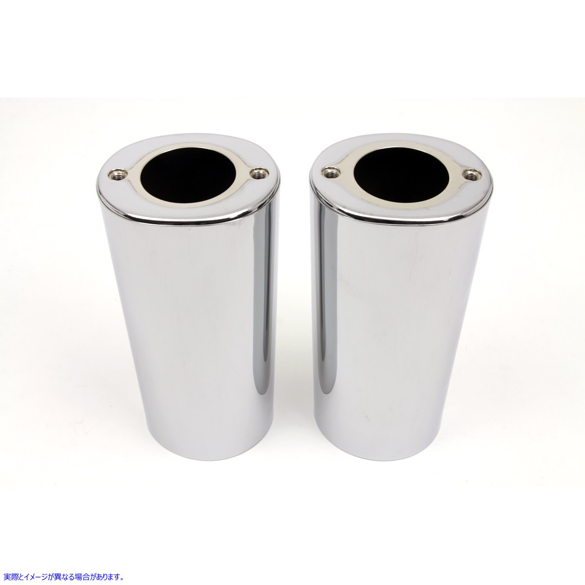 24-9960 フォークスライダーカバー クローム 取寄せ Vツイン Fork Slider Cover Chrome (検索用／45963-97 45964-86