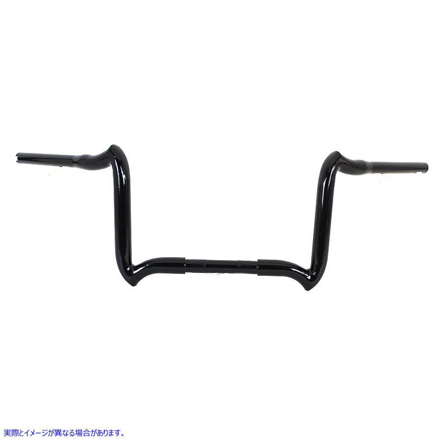 25-0135 10 インチ ロード グライド ハンドルバー インデントなし ブラック 取寄せ Vツイン 10 inch Road Glide Handlebar witho