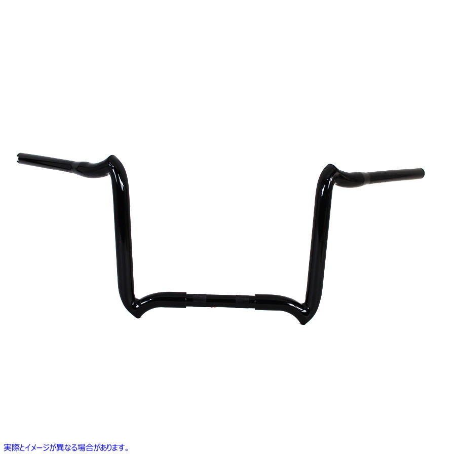 25-0137 12 インチ ロード グライド ハンドルバー インデントなし ブラック 取寄せ Vツイン 12 inch Road Glide Handlebar witho