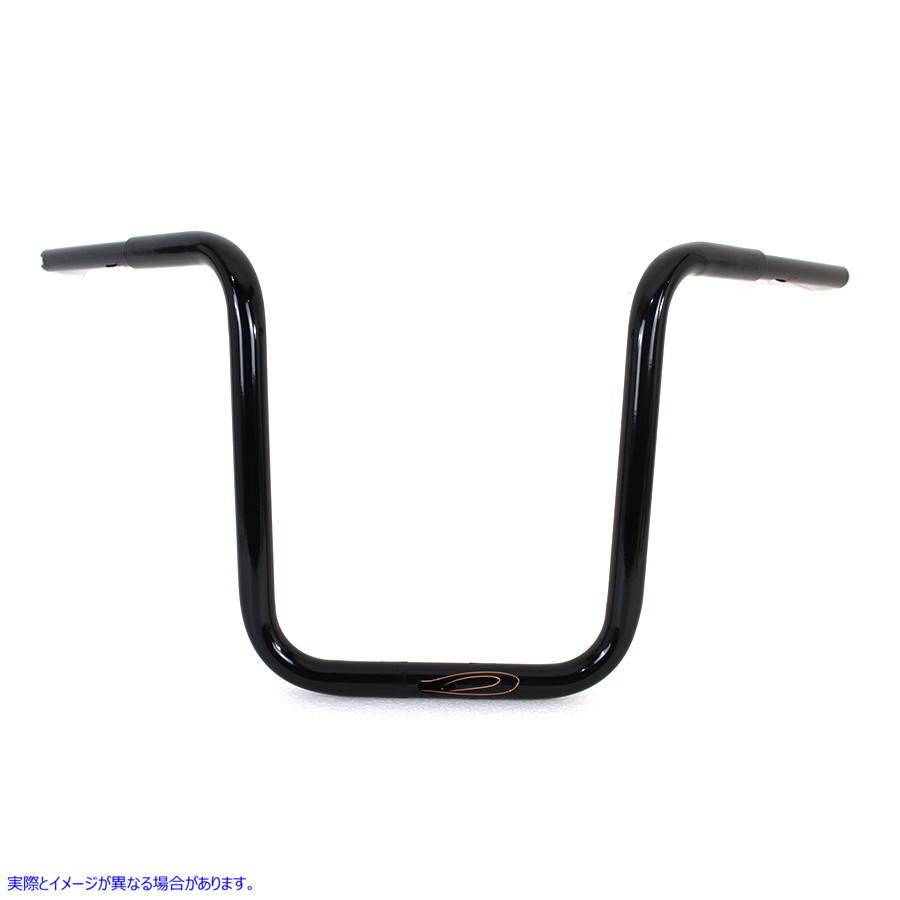 25-0191 16 インチ トール ボーイ ハンドルバー ブラック 取寄せ Vツイン 16 inch Tall Boy Handlebar Black (検索用／