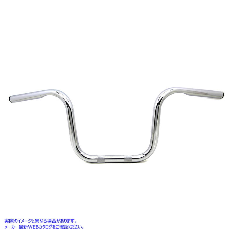 25-0196 インデント付き 8.5 インチ ミニ エイプ ハンガー ハンドルバー 取寄せ Vツイン 8.5 inch Mini Ape Hanger Handlebar wi
