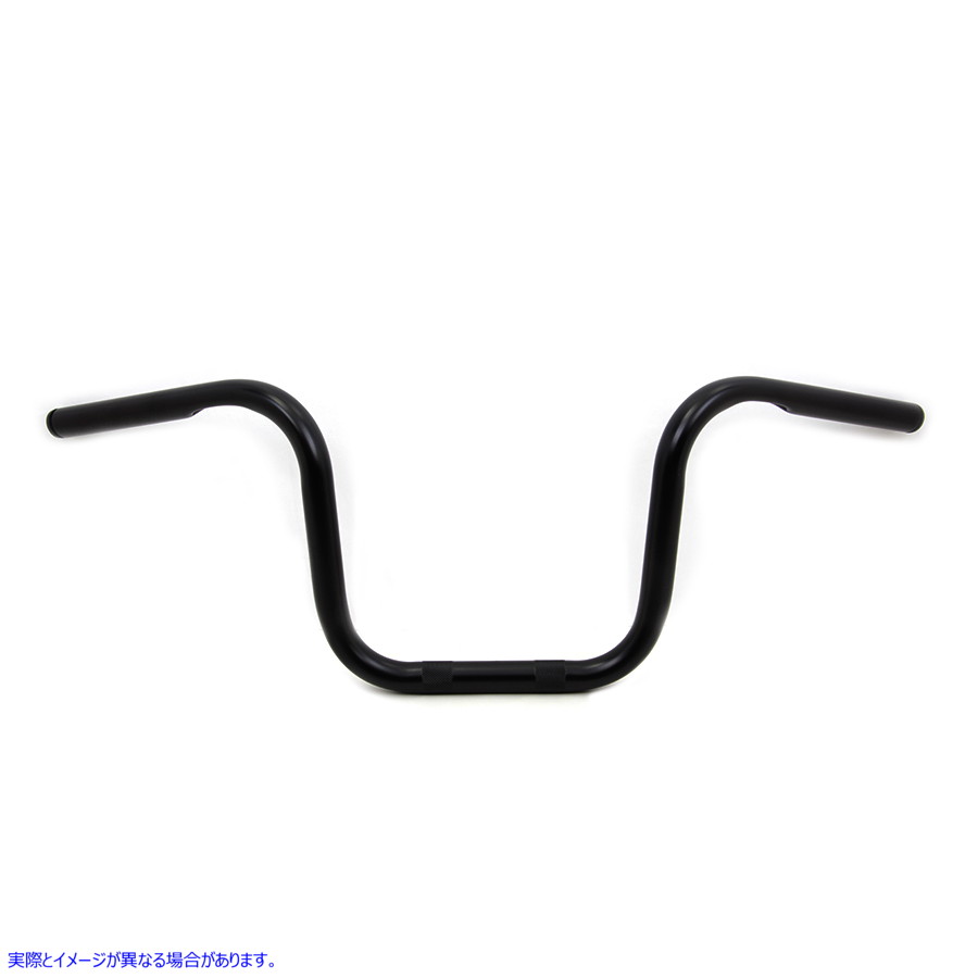 25-0197 インデント付き 8.5 インチ ミニ エイプ ハンガー ハンドルバー 取寄せ Vツイン 8.5 inch Mini Ape Hanger Handlebar wi