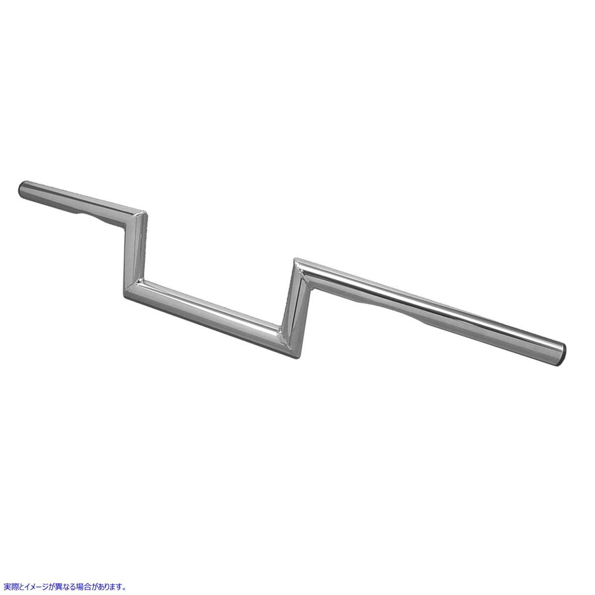 25-0418 インデント付き 4 インチ Z ハンドルバー クローム 取寄せ Vツイン 4 inch Z Handlebar with Indents Chrome (検索用／