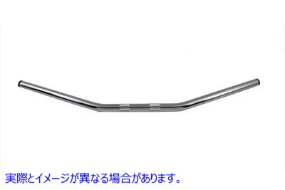 25-0424 インデント付きクロームドラッグハンドルバー 取寄せ Vツイン Chrome Drag Handlebar with Indents (検索用／