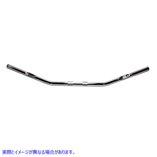 25-0425 インデント付きクロームドラッグハンドルバー 取寄せ Vツイン Chrome Drag Handlebar with Indents (検索用／