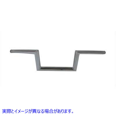 25-0431 インデント付き 8 インチ Low Z ハンドルバー 取寄せ Vツイン 8 inch Low Z Handlebar with Indents (検索用／