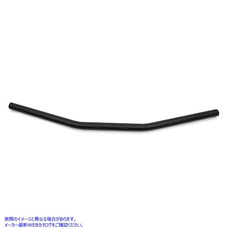 25-0456 インデント付きブラックのドラッグ ハンドルバー 取寄せ Vツイン Black Drag Handlebar with Indents (検索用／
