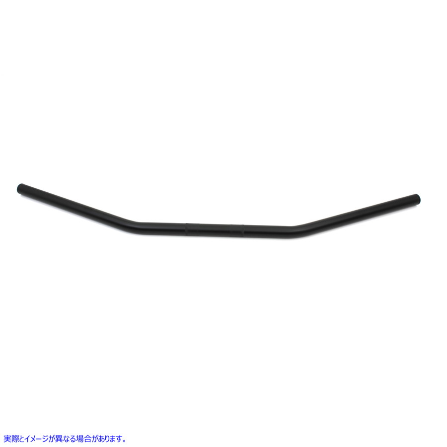 25-0458 インデントなしのブラックのドラッグ ハンドルバー 取寄せ Vツイン Black Drag Handlebar without Indents (検索用／