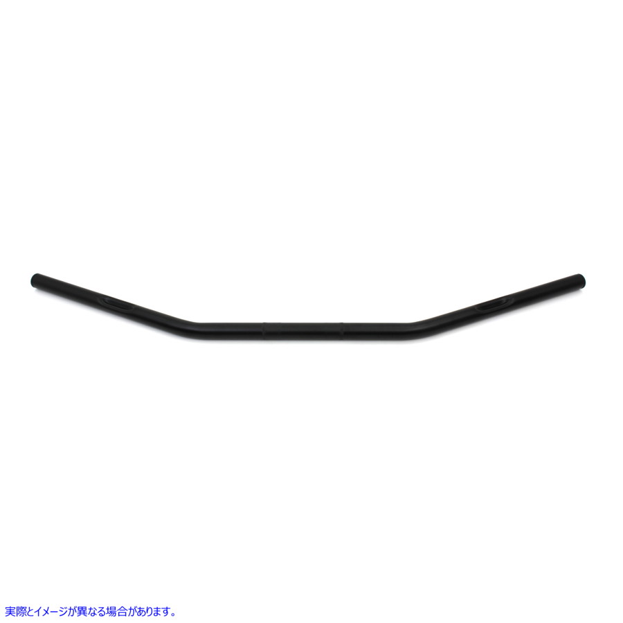 25-0459 インデント付きブラックのドラッグ ハンドルバー 取寄せ Vツイン Black Drag Handlebar with Indents (検索用／