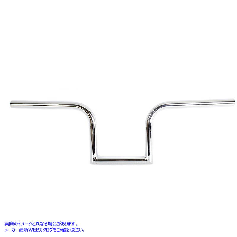 25-0483 エイプハンガーZ ハンドルバー クローム 取寄せ Vツイン 8 inch Ape Hanger Z Handlebar Chrome (検索用／