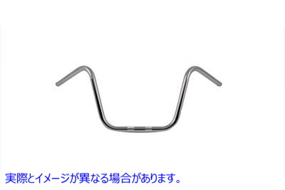 25-0534 12 インチ エイプ ハンガー ハンドルバー (インデントなし) 取寄せ Vツイン 12 inch Ape Hanger Handlebar without Inde