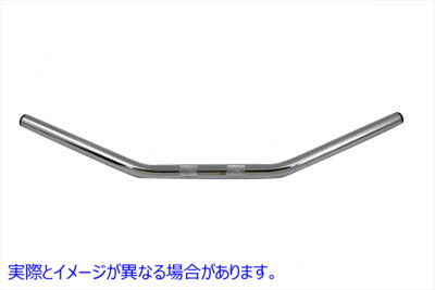 25-0540 インデントのないフラットドラッグハンドルバー Flat Drag Handlebar without Indents 取寄せ Vツイン (検索用／ MCM