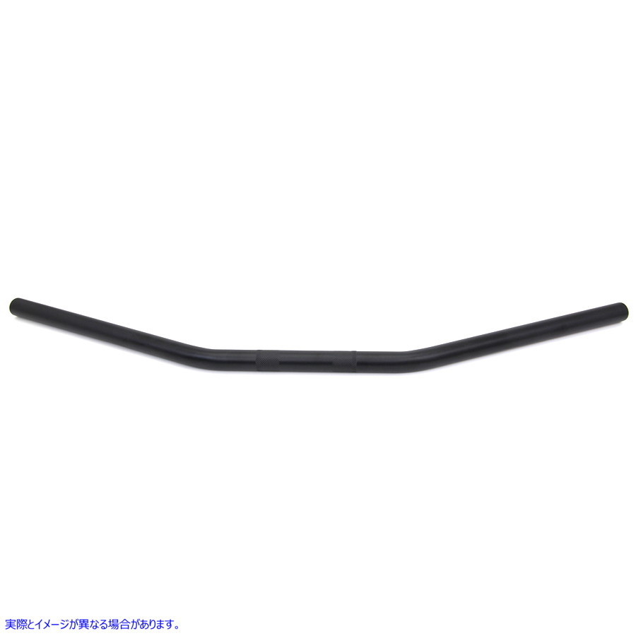 25-0560 インデント付きブラックのドラッグ ハンドルバー 取寄せ Vツイン Black Drag handlebar with Indents (検索用／