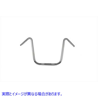 25-0580 インデント付き 12 インチ エイプ ハンガー ハンドルバー 取寄せ Vツイン 12 inch Ape Hanger Handlebar with Indents (