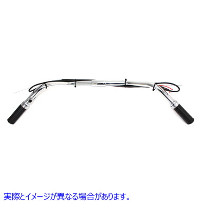 25-0601 4インチクロームハンドルバーアセンブリ 取寄せ Vツイン 4 inch Chrome Handlebar Assembly (検索用／