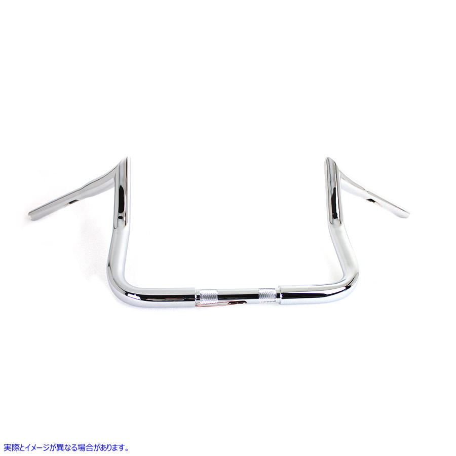 25-0763 12 インチ ハンドルバー インデントなし クローム 取寄せ Vツイン 12 inch Handlebar without Indents Chrome (検索用／