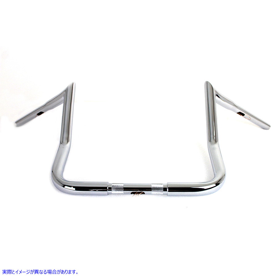 25-0765 14 インチ ハンドルバー インデントなし クローム 取寄せ Vツイン 14 inch Handlebar without Indents Chrome (検索用／