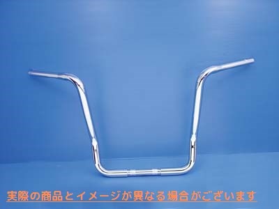 25-0786 16 インチ バガー ハンドルバー インデント クローム 取寄せ Vツイン 16 inch Bagger Handlebar with Indents Chrome (
