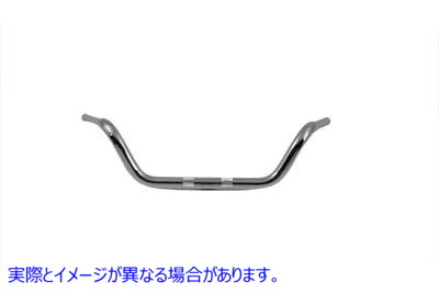 25-0792 インデント付き 5-1/2 インチ レプリカ ハンドルバー クローム 取寄せ Vツイン 5-1/2 inch Replica Handlebar with Inde