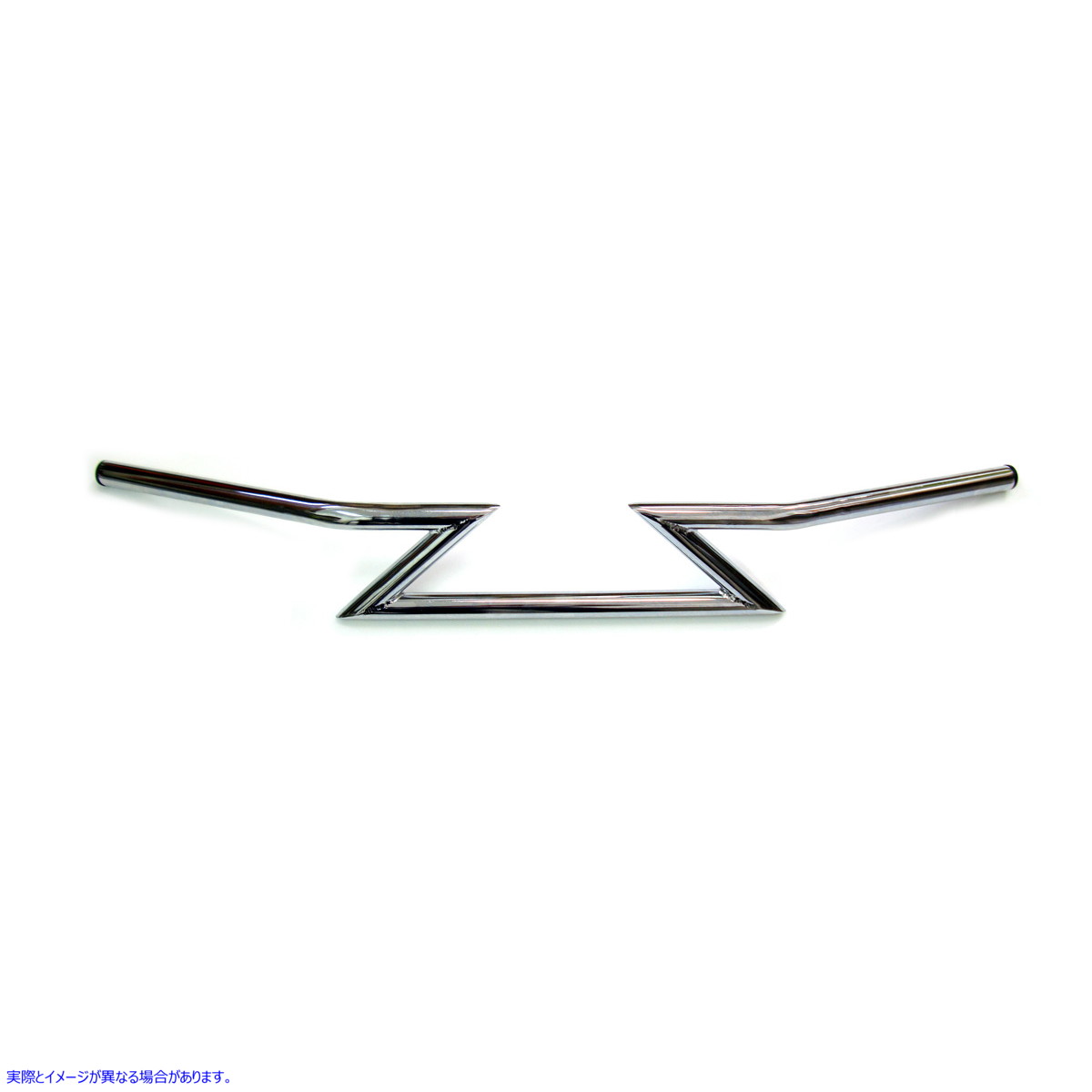 25-0861 インデントなしのクローム 4 インチ Z ハンドルバー 取寄せ Vツイン Chrome 4 inch Z Handlebars without Indents (検索
