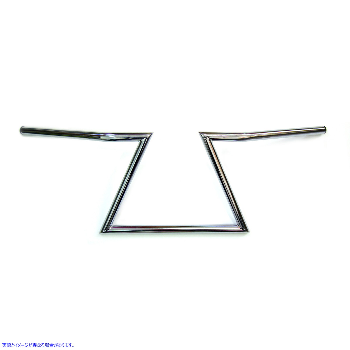 25-0862 10 インチ Z ハンドルバー クローム インデントなし 取寄せ Vツイン 10 inch Z Handlebars Chrome without Indents (検