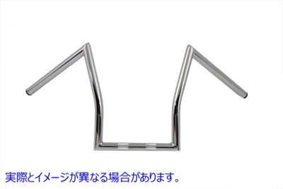 25-0871 11 インチ Lazy Z ハンドルバー クローム 取寄せ Vツイン 11 inch Lazy Z Handlebar Chrome (検索用／