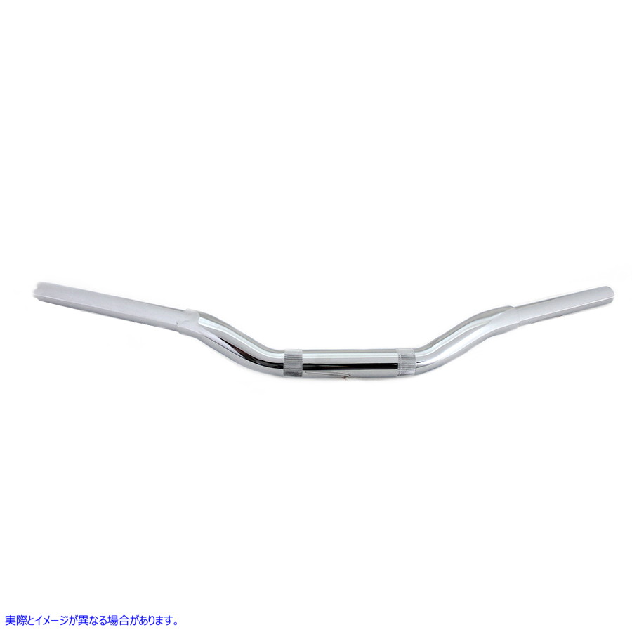 25-0891 2 インチ ドラッグ ハンドルバー インデントなし クローム 取寄せ Vツイン 2 inch Drag Handlebar without Indents Chro