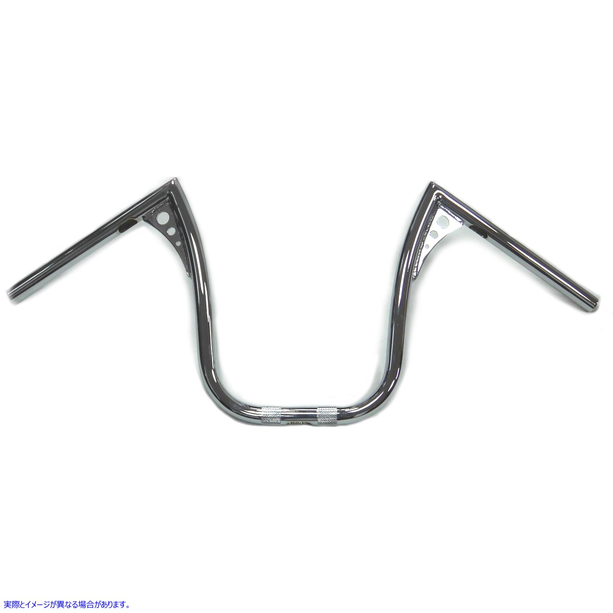 25-0952 15 インチ クローム Z バー ハンドルバー (配線スロット付き) 取寄せ Vツイン 15 inch Chrome Z-Bar Handlebar with Wir