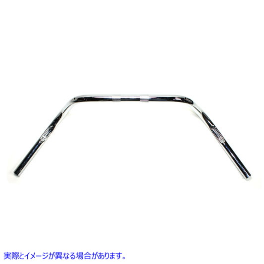 25-0990 【廃番】 インデント付き 6 インチ スピーダー ハンドルバー 取寄せ Vツイン 6 inch Speeder Handlebar with Indents (