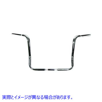 25-1129 14 インチ ドレッサー エイプ ハンガー ハンドルバー インデント クローム 取寄せ Vツイン 14 inch Dresser Ape Hanger