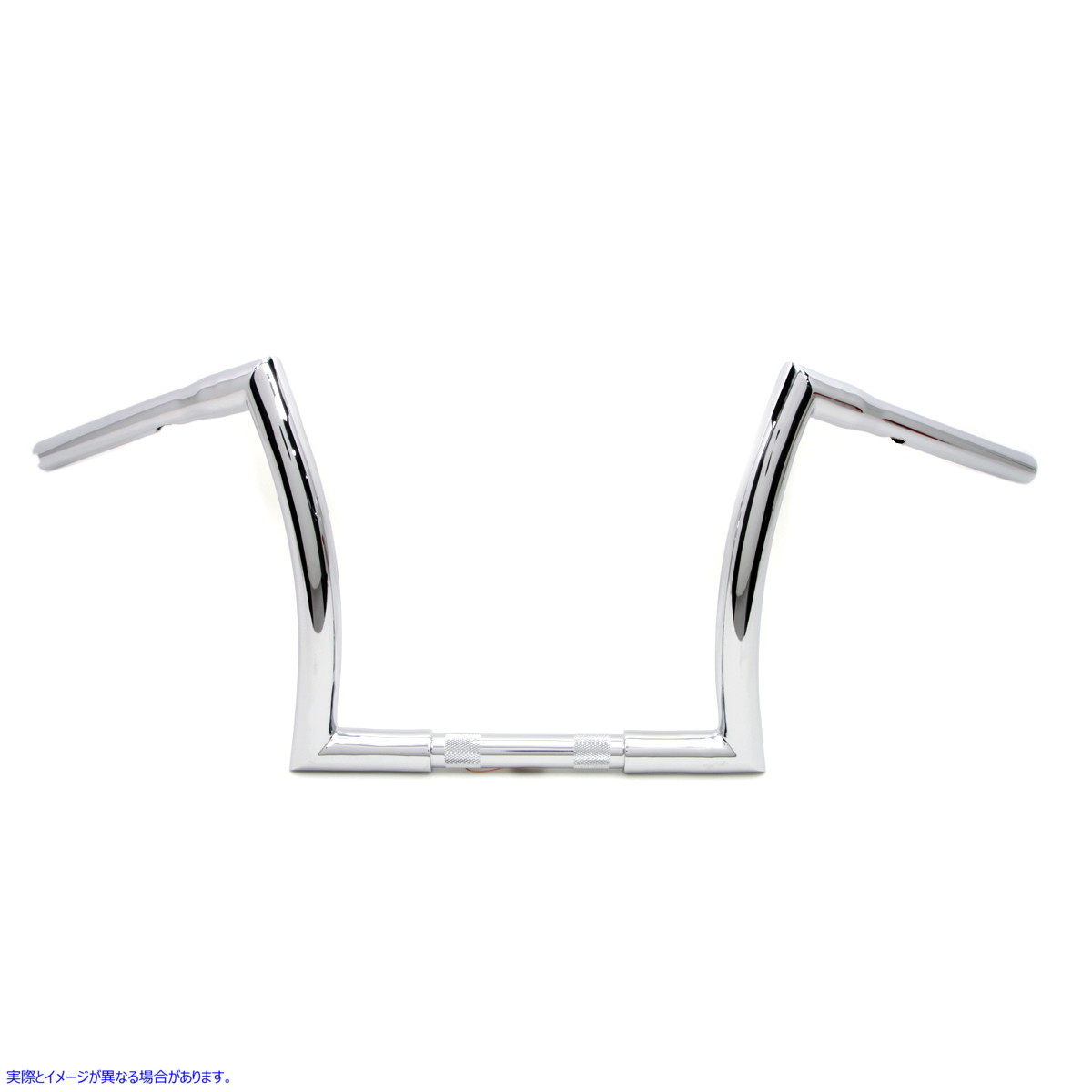 25-1144 12 インチ Z ハンドルバー インデント クローム 取寄せ Vツイン 12 inch Z Handlebar with Indents Chrome (検索用／