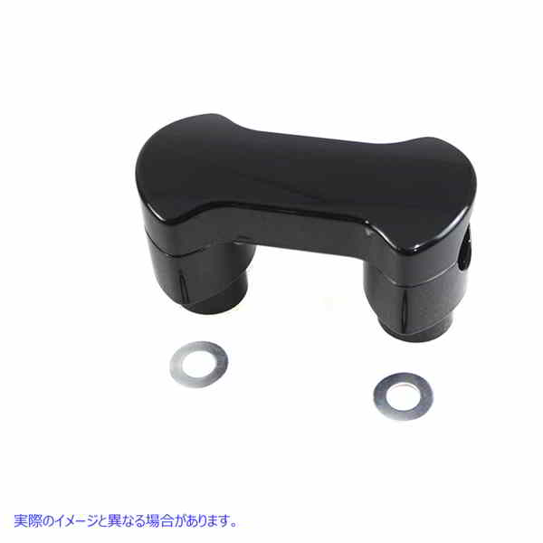 25-1432 1-1/4 インチ X 2 インチ ライザー キット ブラック 取寄せ Vツイン 1-1/4 inch X 2 inch Riser Kit Black (検索用／