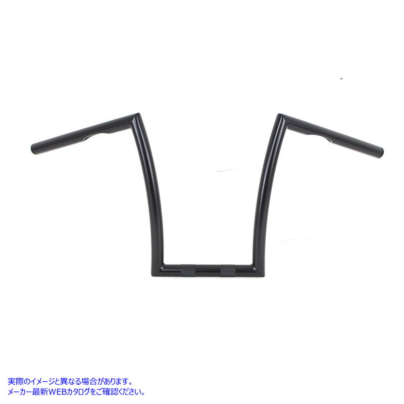 25-1764 【廃番】 12 インチ カーブ Z ハンドルバー ブラック 取寄せ Vツイン 12 inch Curve Z Handlebar Black (検索用／