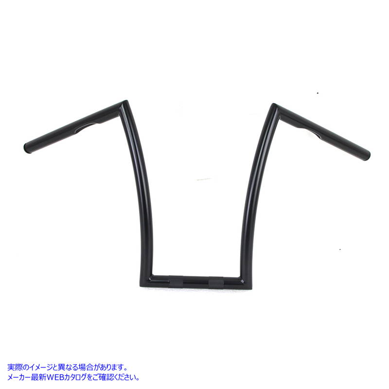 25-1765 【廃番】 14 インチ カーブ Z ハンドルバー ブラック 取寄せ Vツイン 14 inch Curve Z Handlebars Black (検索用／