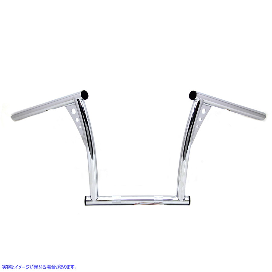 25-1837 インデントなしの 12 インチ ヴィンテージ ハンドルバー 取寄せ Vツイン 12 inch Vintage Handlebar without Indents (