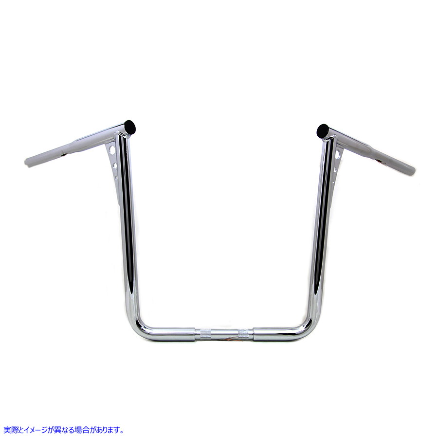 25-1839 19 インチ King Ape Bagger ハンドルバー (インデントなし) 取寄せ Vツイン 19 inch King Ape Bagger Handlebar without