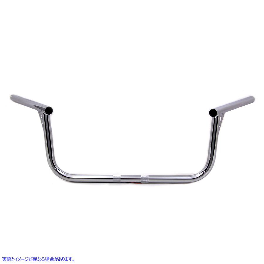 25-1841 9 インチ グライダー ハンドルバー (インデントなし) 取寄せ Vツイン 9 inch Glider Handlebar without Indents (検索用