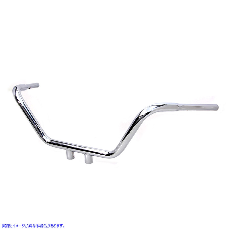 25-1843 10インチクロームバスタブハンドルバー 取寄せ Vツイン 10 inch Chrome Bathtub Handlebar (検索用／