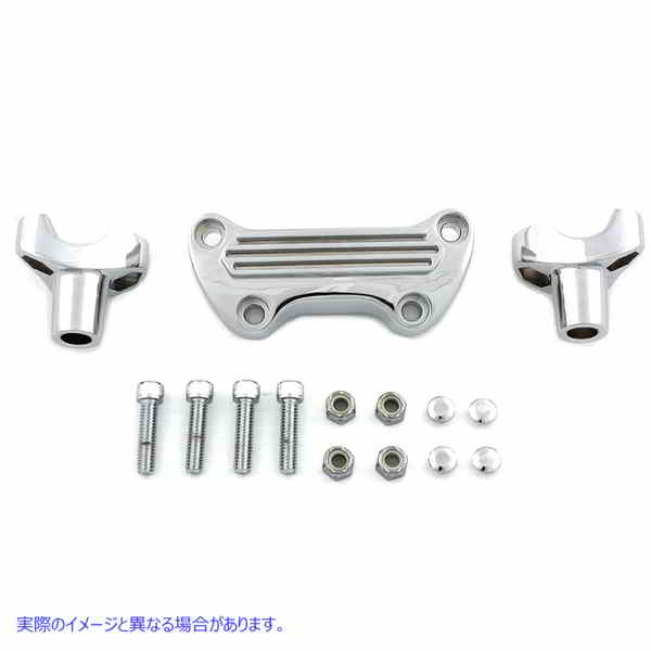 25-2100 2インチライザーセット クローム 取寄せ Vツイン 1-1/2 inch Post Riser Kit Chrome (検索用／