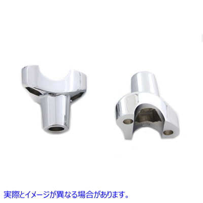 25-2101 ライザー ステム セット クローム 取寄せ Vツイン Riser Stem Set Chrome (検索用／56116-77 56117-77
