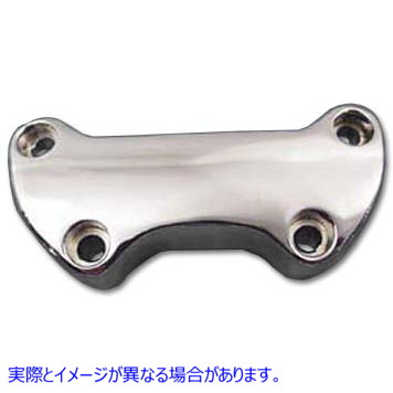 25-2104 スムースライザートップクランプクローム 取寄せ Vツイン Smooth Riser Top Clamp Chrome (検索用／
