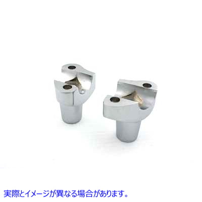 25-2115 ライザー ステム セット クローム 取寄せ Vツイン Riser Stem Set Chrome (検索用／56116-82A 56117-82A