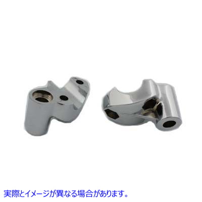 25-2131 オフセットライザーステムセット クローム 取寄せ Vツイン Offset Riser Stem Set Chrome (検索用／56144-86 56146-86