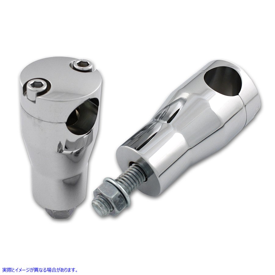 25-2171 3インチライザーセット クローム 取寄せ Vツイン 3 inch Riser Set Chrome (検索用／