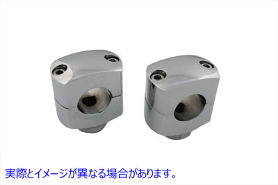 25-2184 1-1/2 インチ ショート ライザー セット クローム 取寄せ Vツイン 1-1/2 inch Short Riser Set Chrome (検索用／